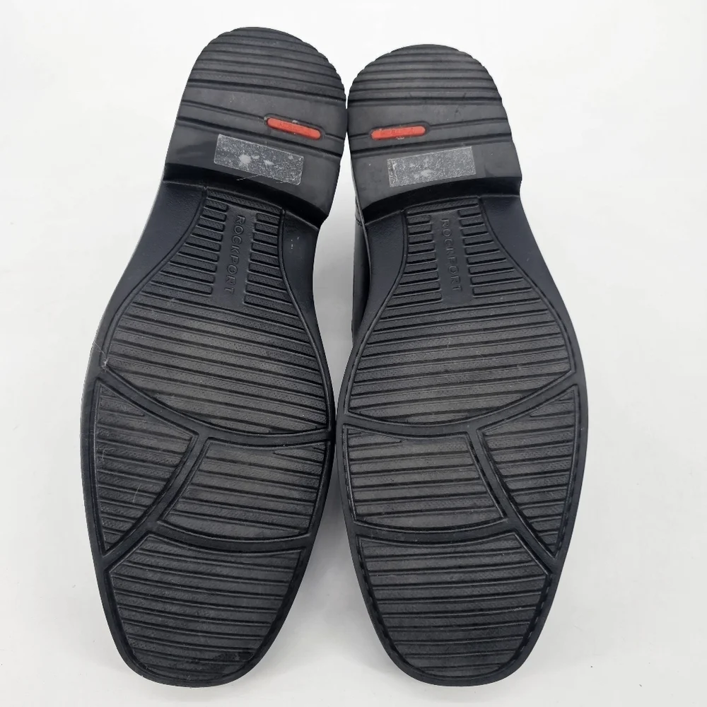 Rockport Classic Tradition Bike Toe Slip-On Black Mens Size 13 A13019